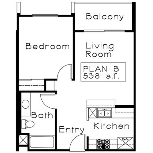 plan B floor plan